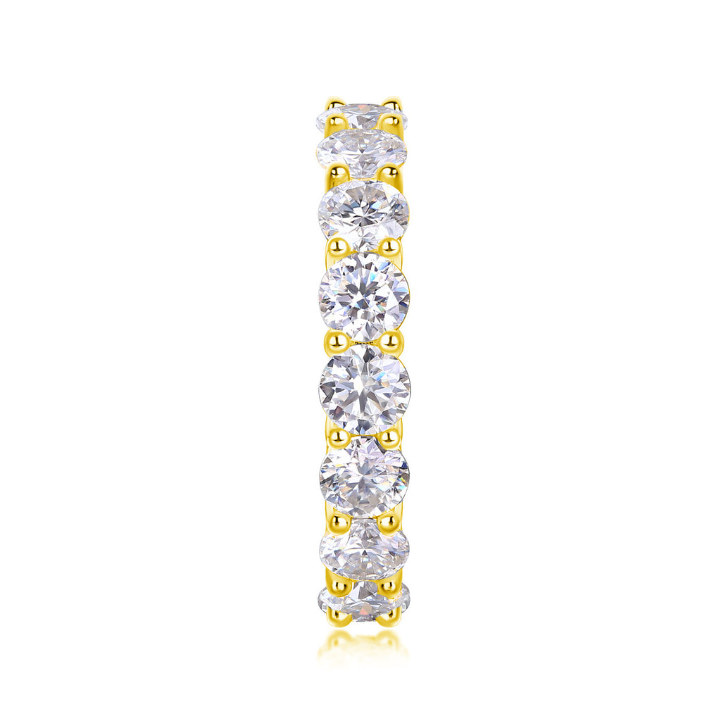 Starlight - A Fashionable And Luxurious Jewelry Accessory Set With Moissanite S925 Sterling Silver And Platinum-plated Diamond