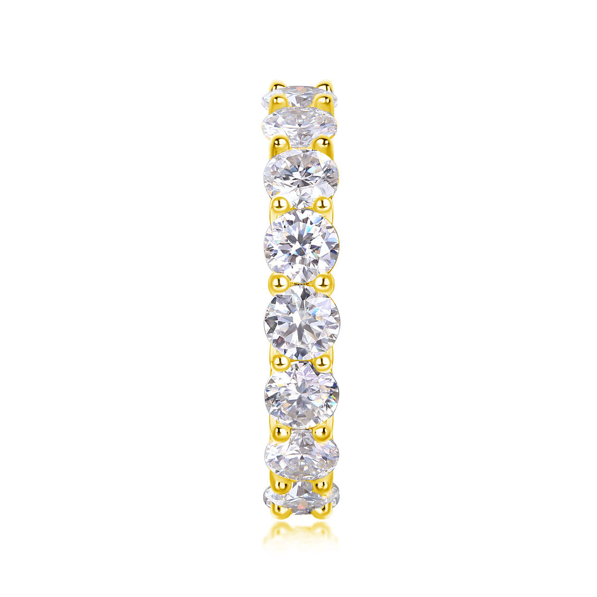 Starlight - A Fashionable And Luxurious Jewelry Accessory Set With Moissanite S925 Sterling Silver And Platinum-plated Diamond