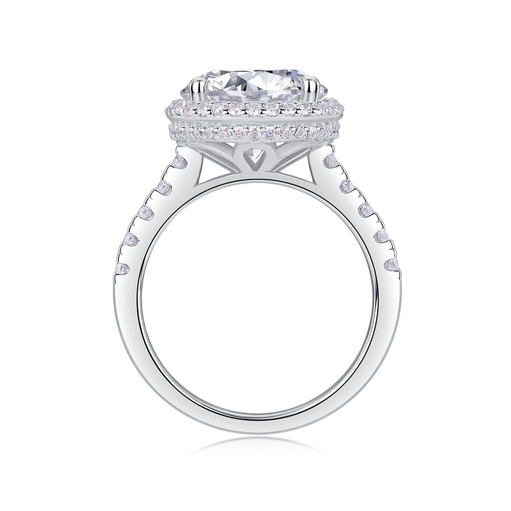 Starry Sky - A Fashionable And Luxurious Jewelry Piece Set With 5-carat Moissan Diamond S925 Sterling Silver And Platinum-plated Diamond