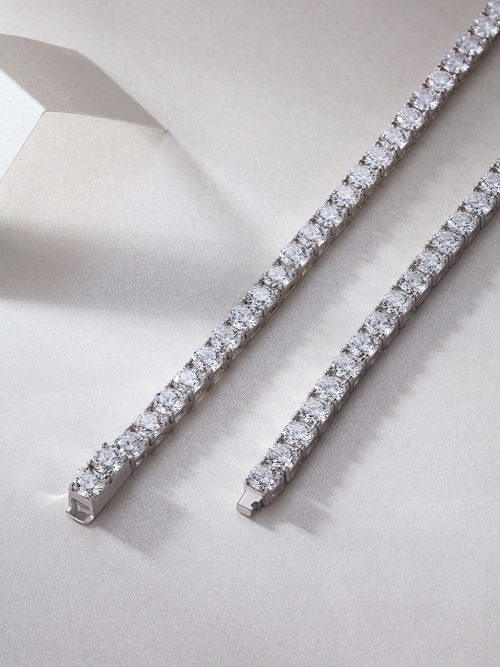 Endless Stream Of Stars 0.5ct Luxury Fashion Mossan Diamond S925 Silver Necklace