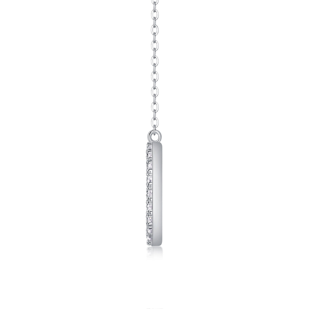 As You Wish - A Fashionable And Luxurious Diamond Jewelry Pendant Set With Moissanite S925 Sterling Silver And Platinum Plating