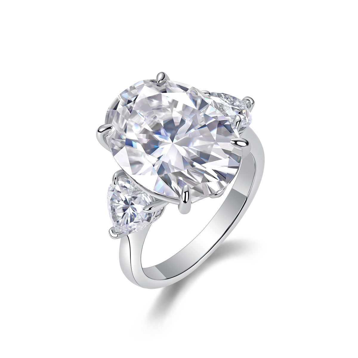 Soul Resonance - A Fashionable And Luxurious Jewelry Accessory Set With Moissanite S925 Sterling Silver And Platinum-plated Diamond