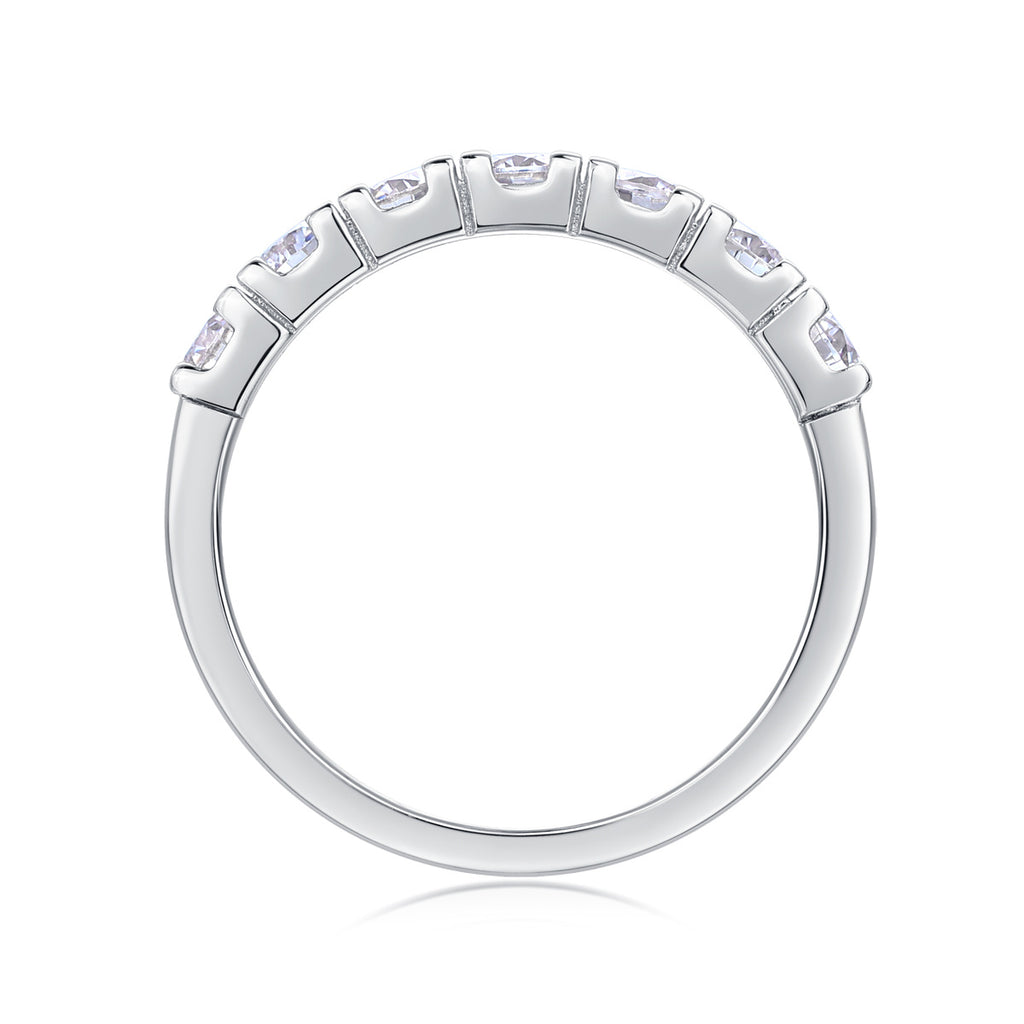 LUCKY 7- A Fashionable And Luxurious Jewelry Piece Set With One-tenth Moissan Diamond, S925 Sterling Silver And Platinum-plated Diamond