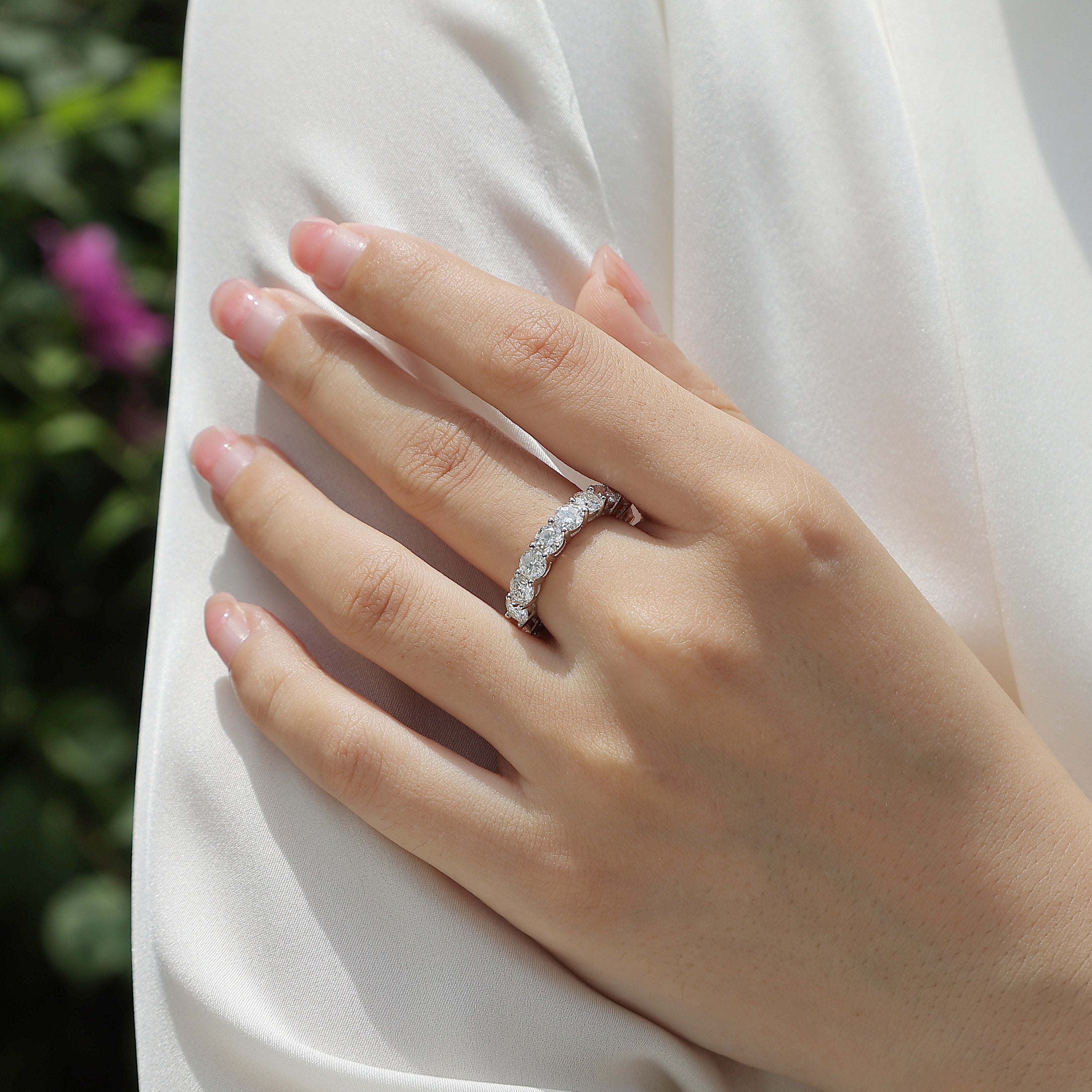 Starlight - A Fashionable And Luxurious Jewelry Accessory Set With Moissanite S925 Sterling Silver And Platinum-plated Diamond