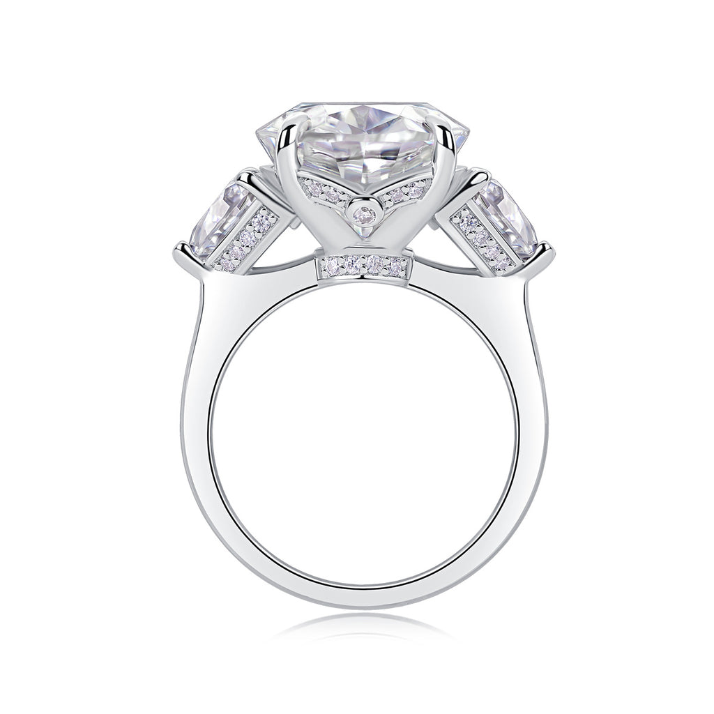 Soul Resonance - A Fashionable And Luxurious Jewelry Accessory Set With Moissanite S925 Sterling Silver And Platinum-plated Diamond