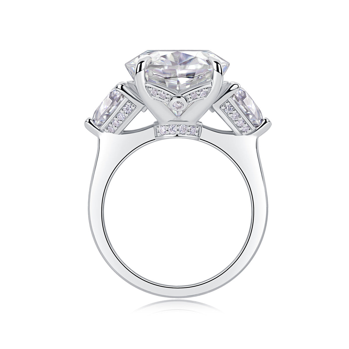 Soul Resonance - A Fashionable And Luxurious Jewelry Accessory Set With Moissanite S925 Sterling Silver And Platinum-plated Diamond