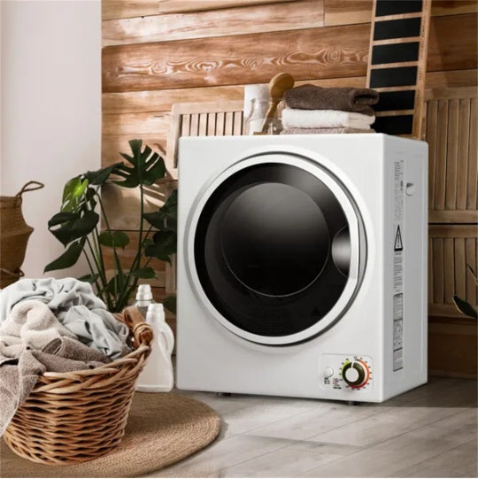 850W Compact Portable Clothes Dryer - 10 Lbs Wet Capacity, 5.5 Lbs Dry Load, Quiet Design  For Apartments Dorms