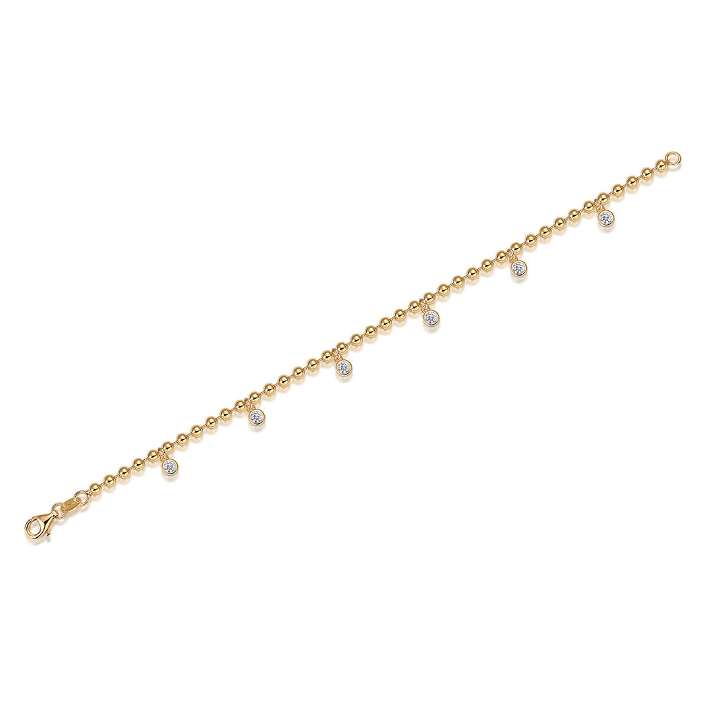 Luxury Fashion Mossan Diamond S925 Silver Bracelet Comparable To Natural Diamonds