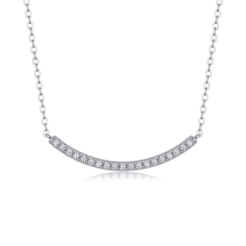 Joy - A Fashionable And Luxurious Diamond Jewelry Pendant Set With Moissanite S925 Sterling Silver And Platinum Plating