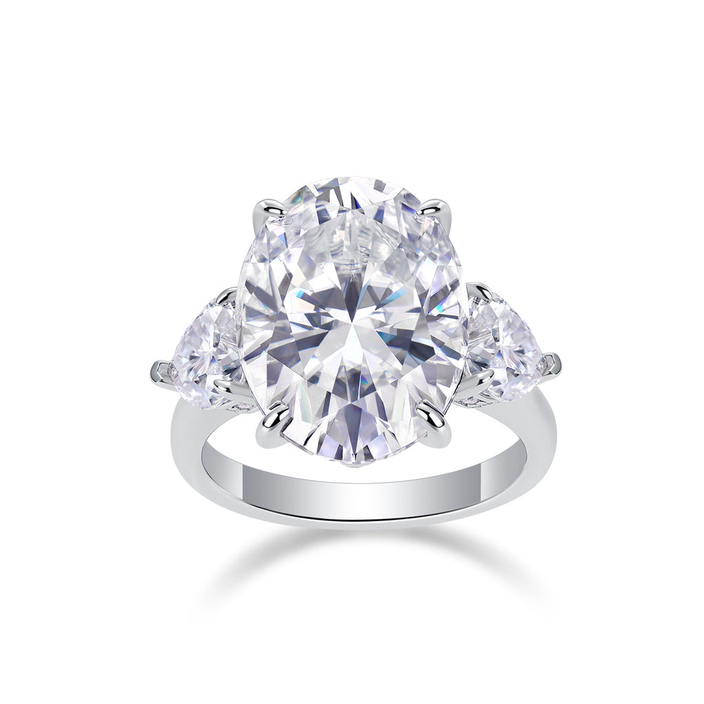 Soul Resonance - A Fashionable And Luxurious Jewelry Accessory Set With Moissanite S925 Sterling Silver And Platinum-plated Diamond