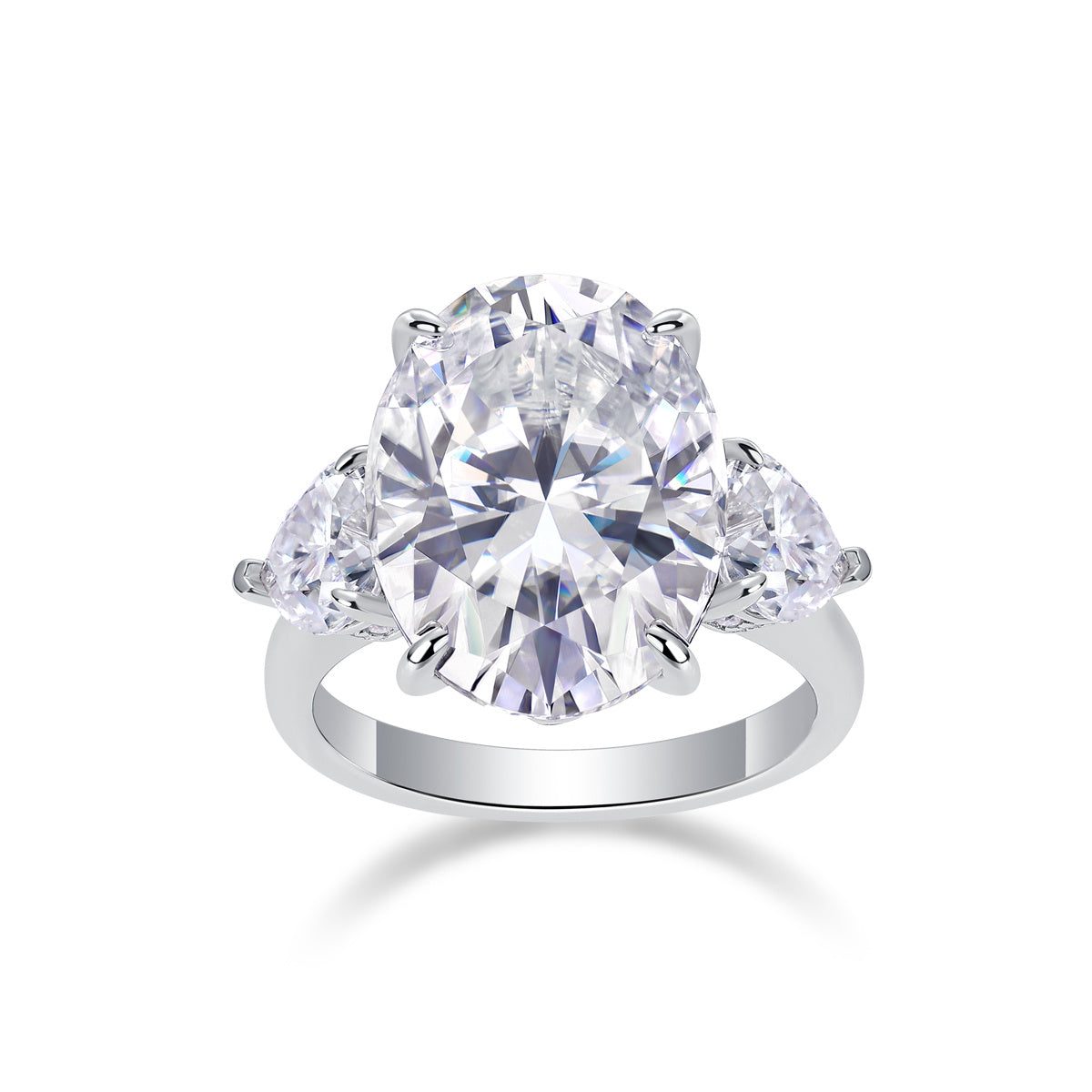Soul Resonance - A Fashionable And Luxurious Jewelry Accessory Set With Moissanite S925 Sterling Silver And Platinum-plated Diamond