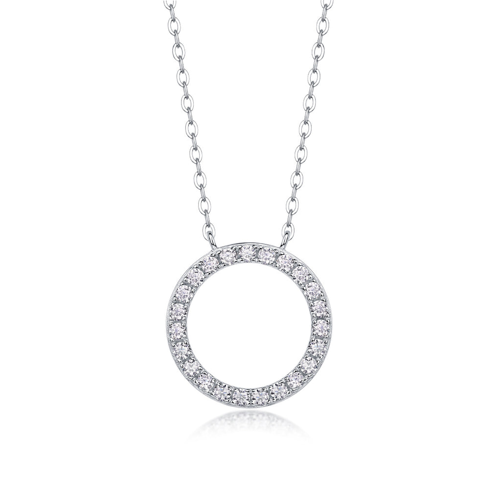 As You Wish - A Fashionable And Luxurious Diamond Jewelry Pendant Set With Moissanite S925 Sterling Silver And Platinum Plating