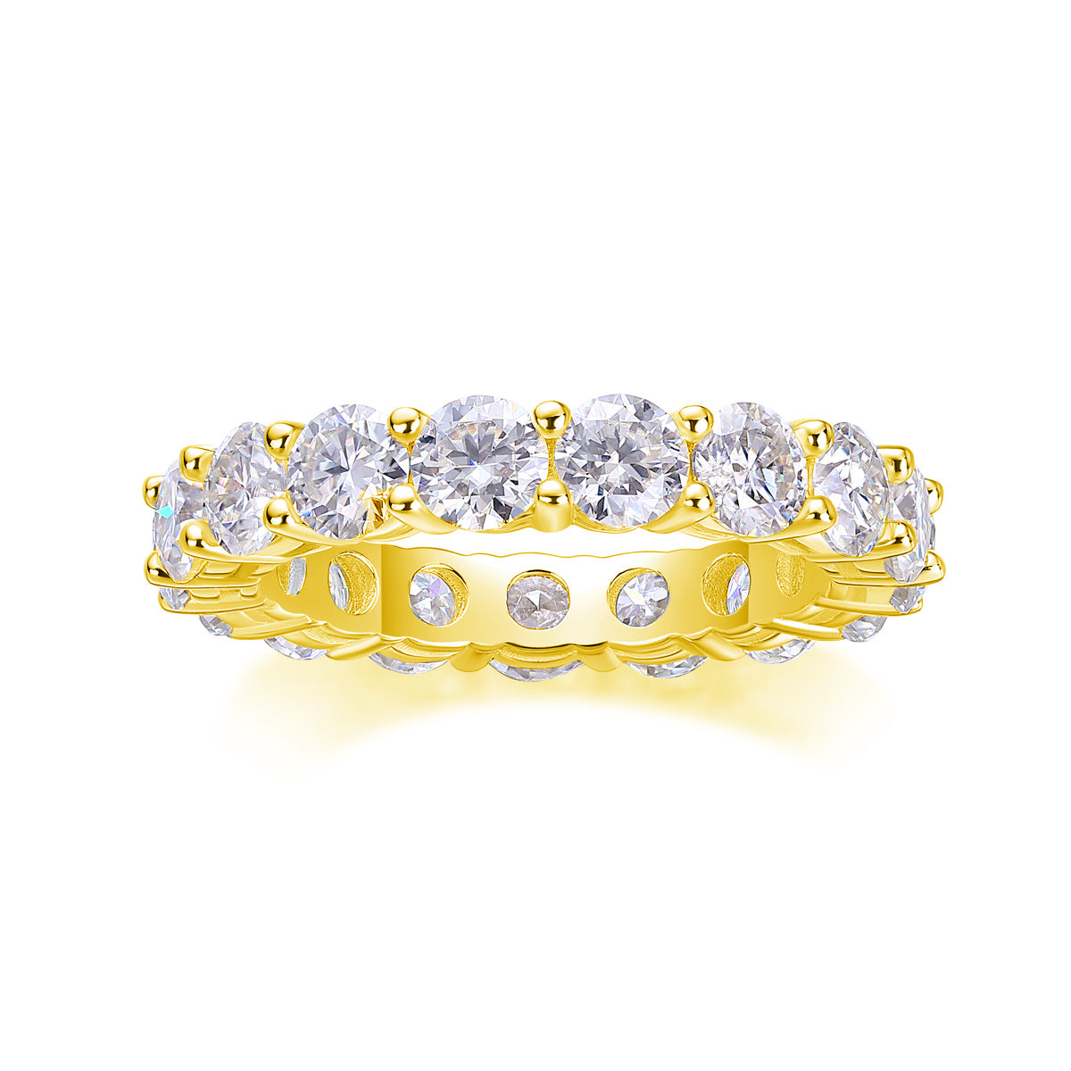 Starlight - A Fashionable And Luxurious Jewelry Accessory Set With Moissanite S925 Sterling Silver And Platinum-plated Diamond