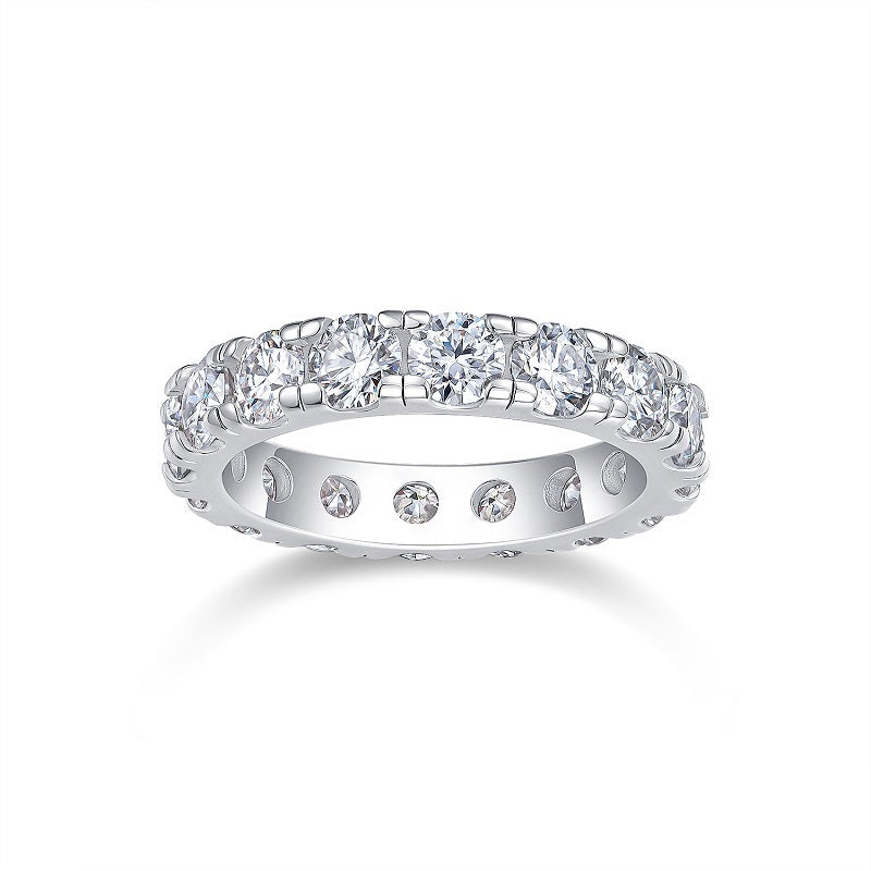 Yearning - A Fashionable And Luxurious Jewelry Piece Set With One-third Carat Moissanite S925 Sterling Silver And Platinum-plated Diamond