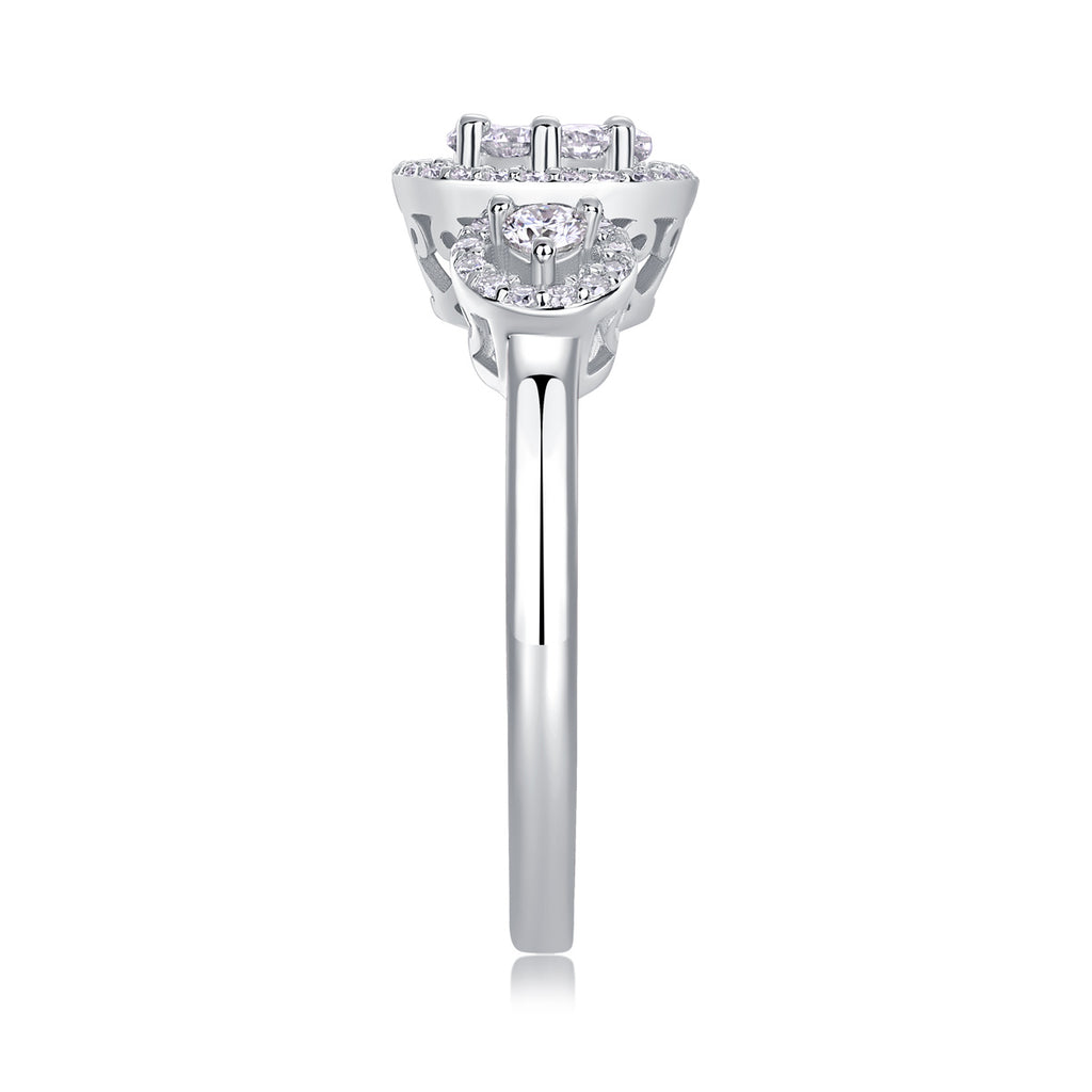 Serial Dreams - A Fashionable And Luxurious Jewelry Accessory Set With Moissanite S925 Sterling Silver And Platinum-plated Diamond