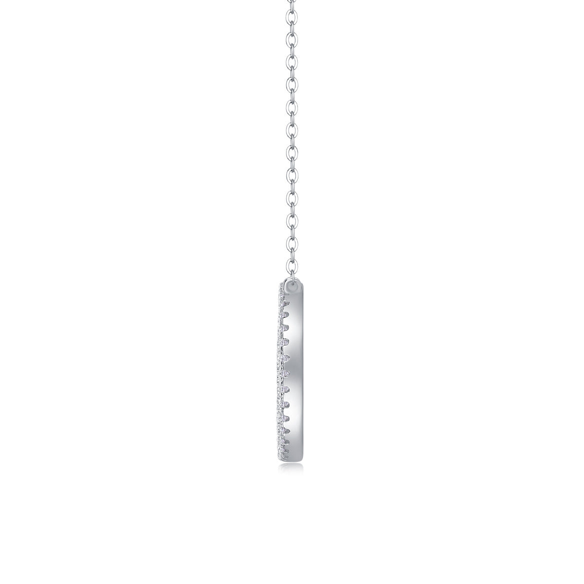 Reciprocating - A Fashionable And Luxurious Diamond Jewelry Pendant Set With Moissanite S925 Sterling Silver