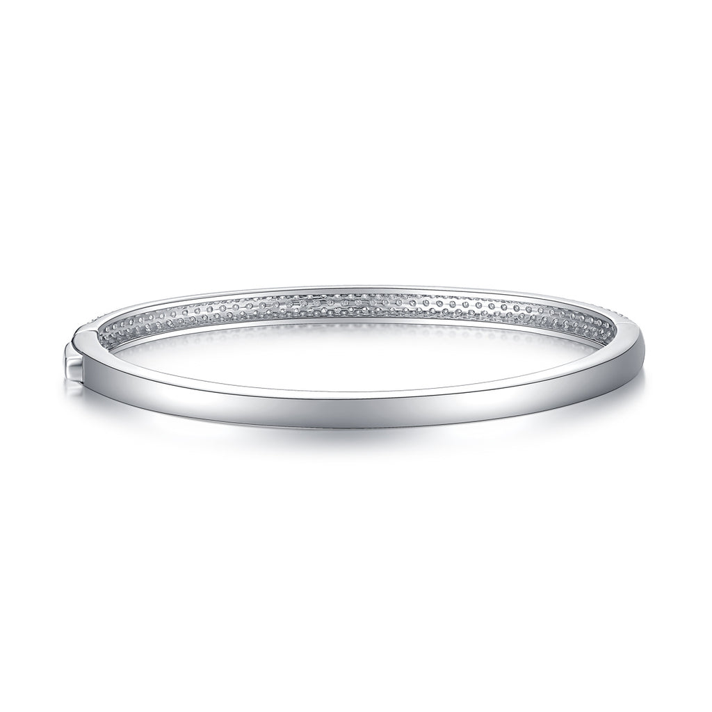 Monologue Luxury Fashion Set Mosan Diamond S925 Silver Bracelet