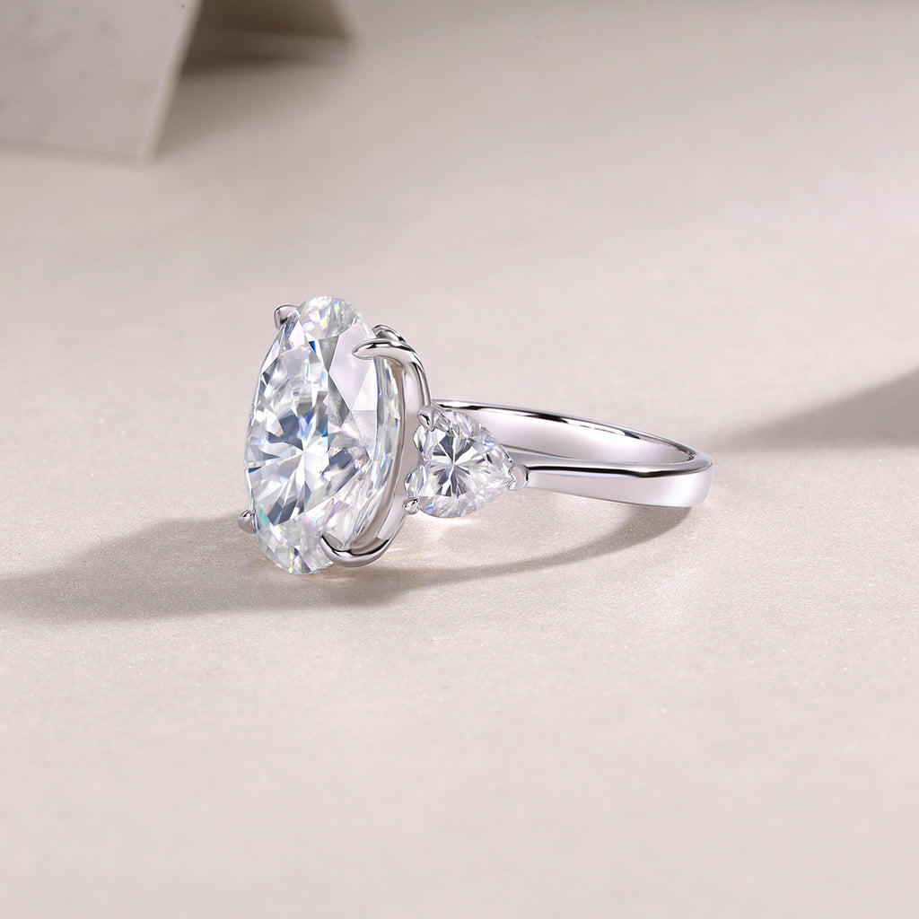 Soul Resonance - A Fashionable And Luxurious Jewelry Accessory Set With Moissanite S925 Sterling Silver And Platinum-plated Diamond