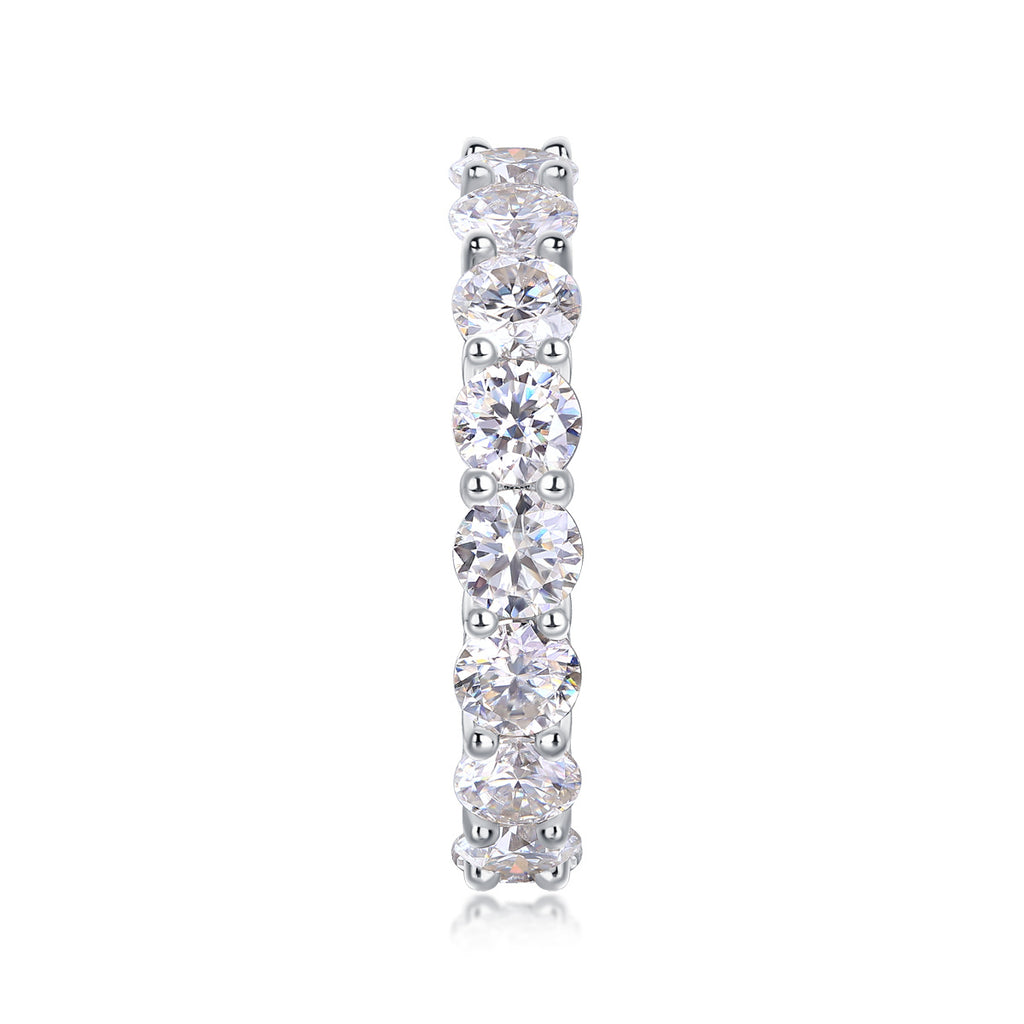 Starlight - A Fashionable And Luxurious Jewelry Accessory Set With Moissanite S925 Sterling Silver And Platinum-plated Diamond