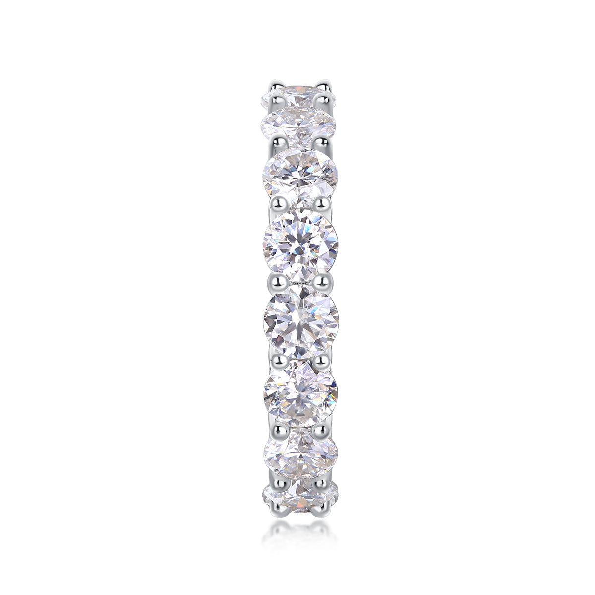 Starlight - A Fashionable And Luxurious Jewelry Accessory Set With Moissanite S925 Sterling Silver And Platinum-plated Diamond
