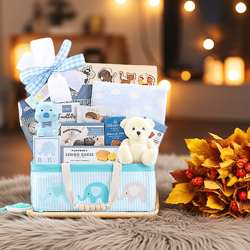 Bundle of Joy: Baby Boy Gift Basket