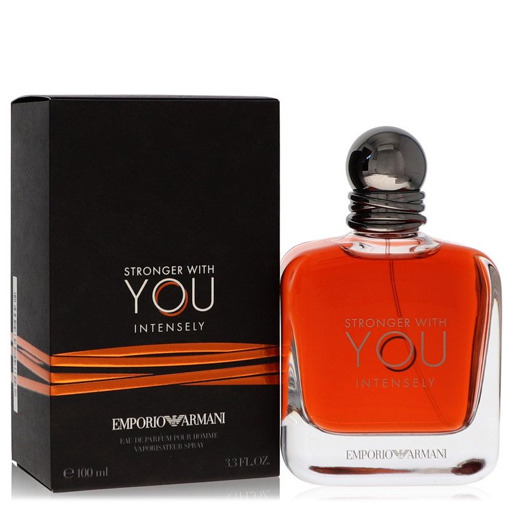 Stronger With You Intensely by Giorgio Armani - Eau De Parfum Spray 3.4 oz 