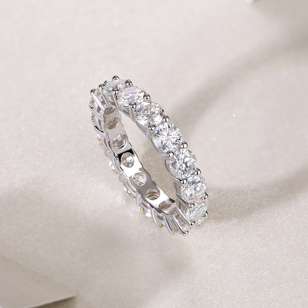 Starlight - A Fashionable And Luxurious Jewelry Accessory Set With Moissanite S925 Sterling Silver And Platinum-plated Diamond