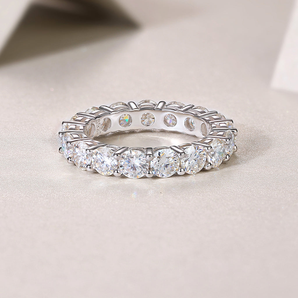 Starlight - A Fashionable And Luxurious Jewelry Accessory Set With Moissanite S925 Sterling Silver And Platinum-plated Diamond