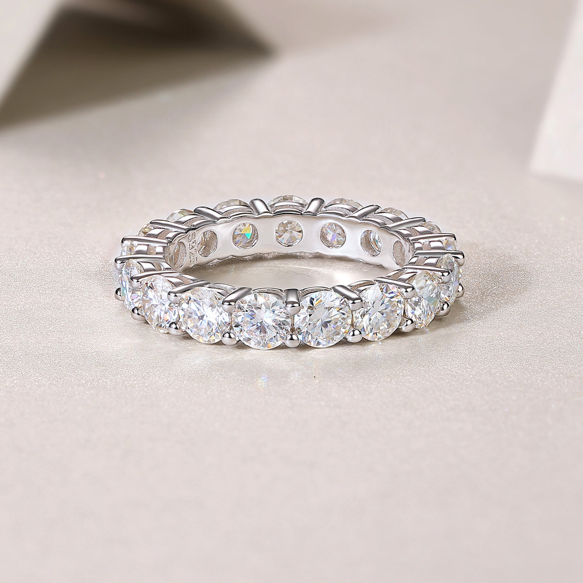 Starlight - A Fashionable And Luxurious Jewelry Accessory Set With Moissanite S925 Sterling Silver And Platinum-plated Diamond