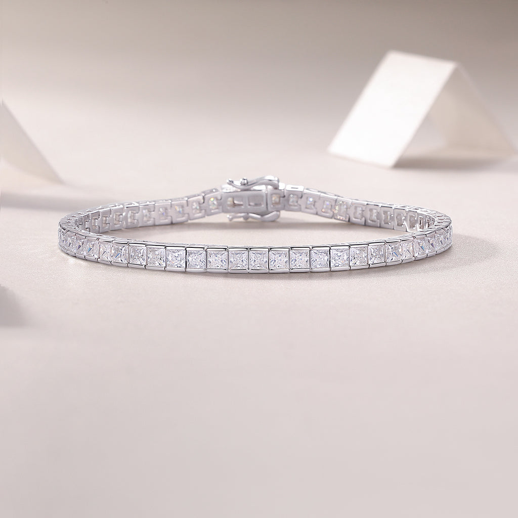 Time Tunnel Luxury Fashion Mosan Diamond S925 Silver Necklace Comparable To Natural Diamonds