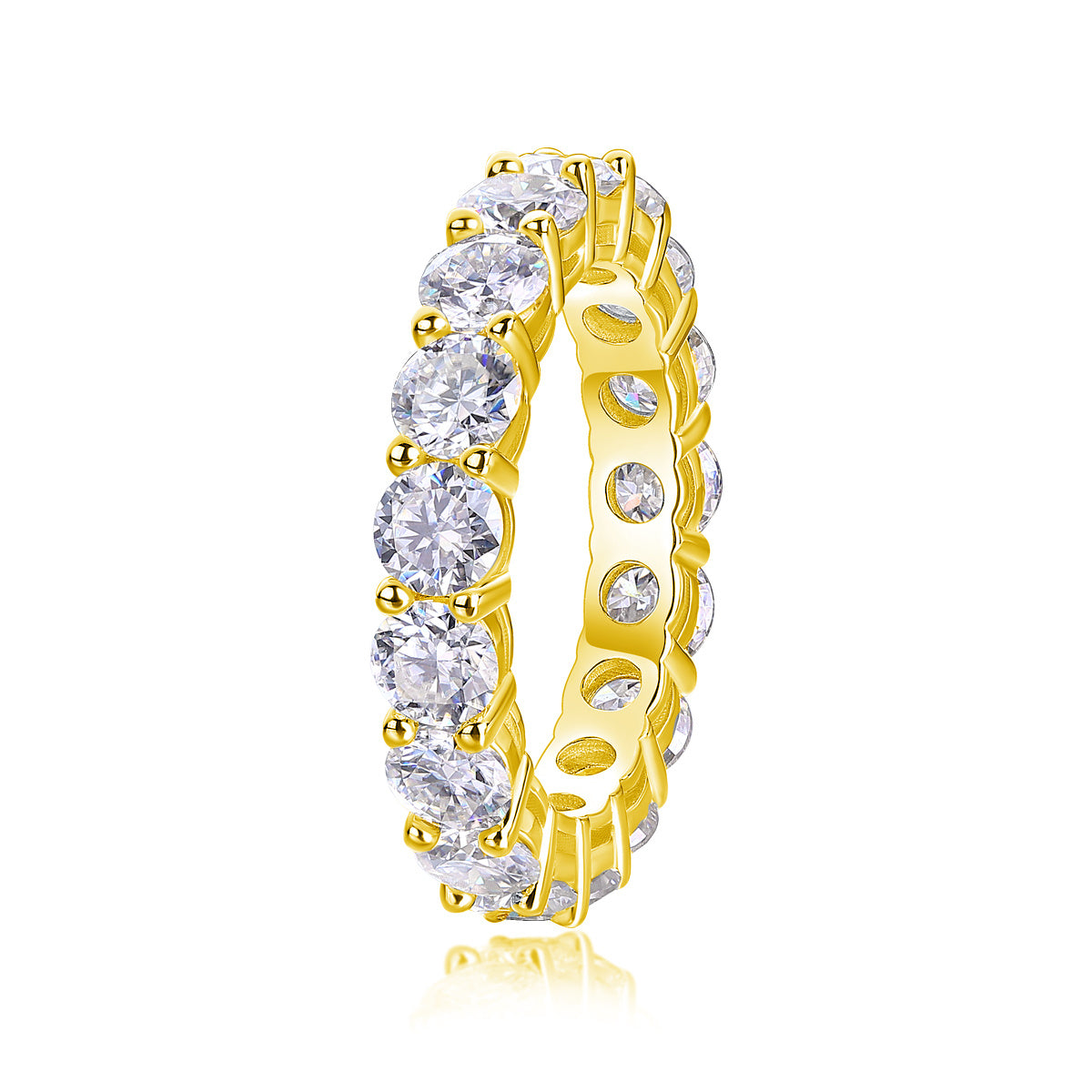 Starlight - A Fashionable And Luxurious Jewelry Accessory Set With Moissanite S925 Sterling Silver And Platinum-plated Diamond