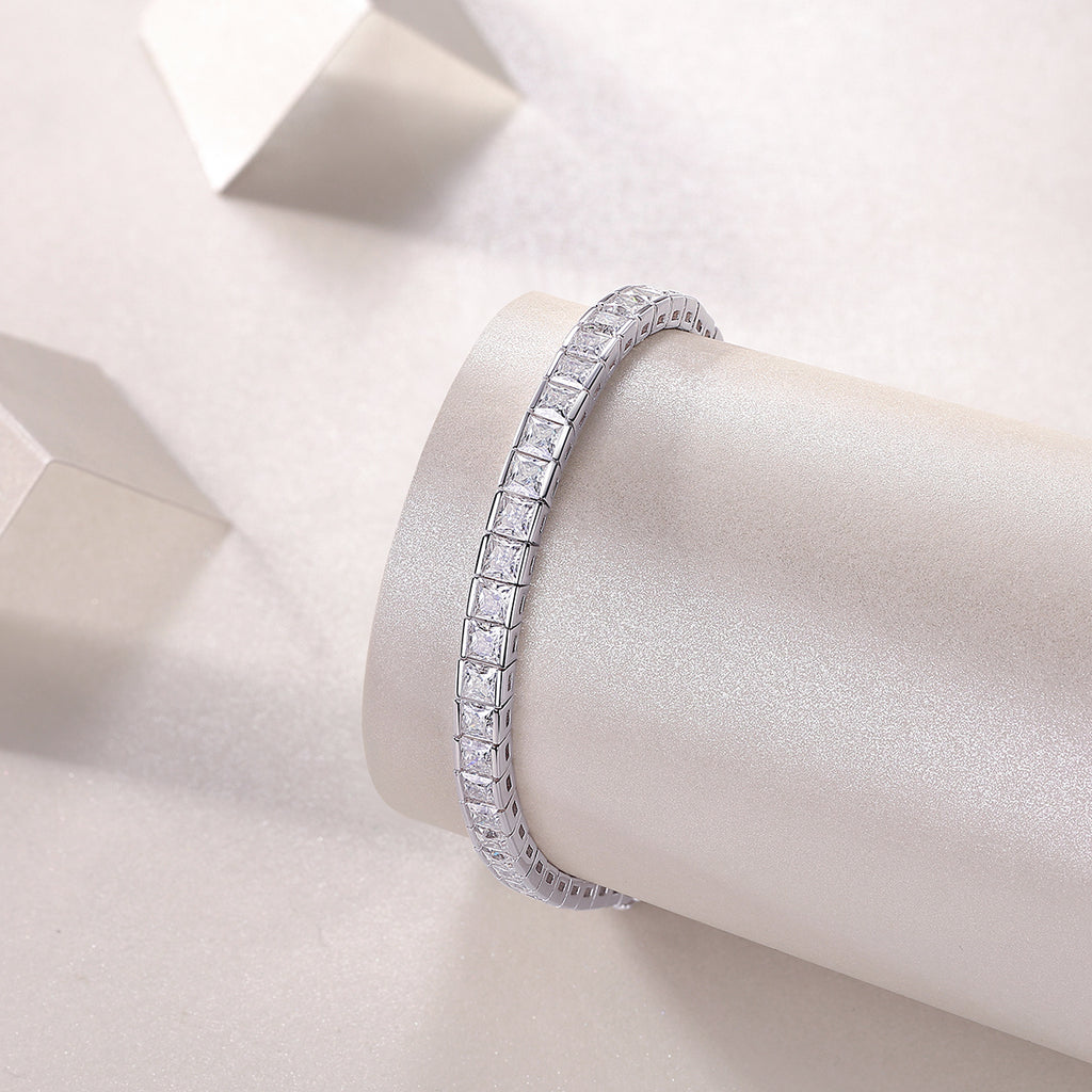 Time Tunnel Luxury Fashion Mosan Diamond S925 Silver Necklace Comparable To Natural Diamonds