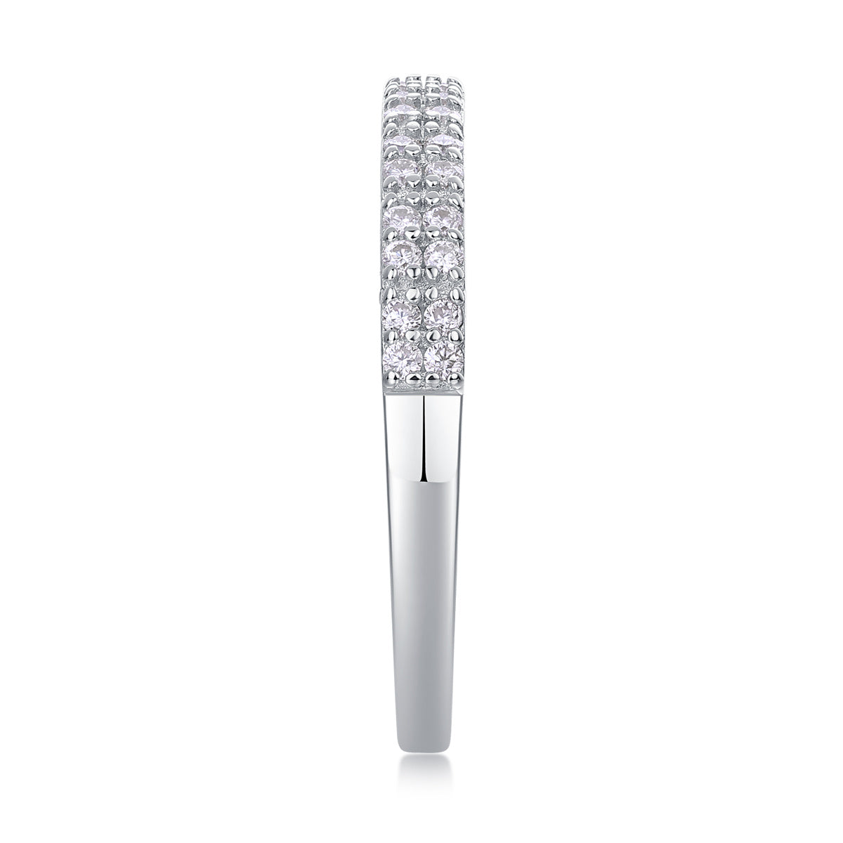 For Love - A Fashionable And Luxurious Jewelry Accessory Set With Moissanite S925 Sterling Silver And Platinum-plated Diamond