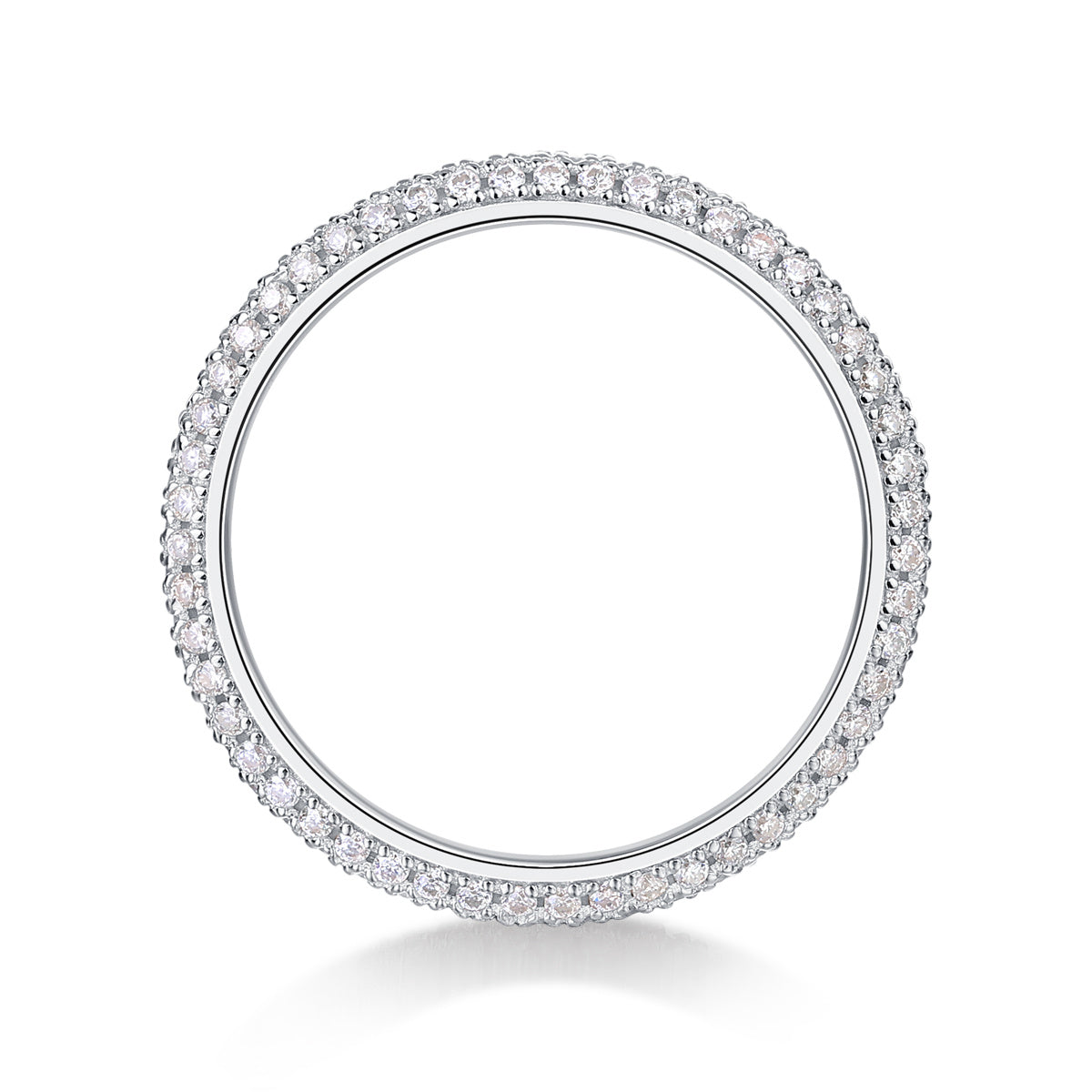 MR.RIGHT- A Fashionable And Luxurious Jewelry Accessory Set With Moissanite S925 Sterling Silver And Platinum-plated Diamond