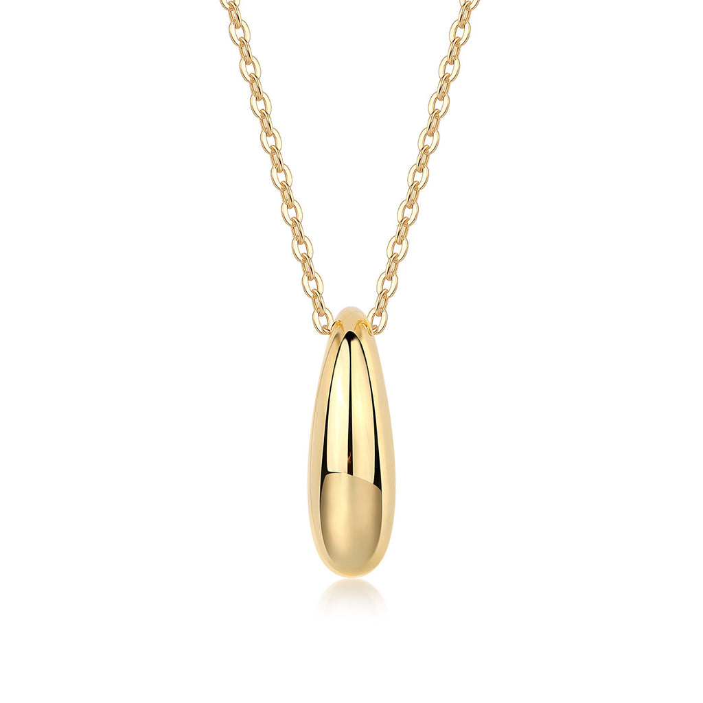First Encounter - A Fashionable And Trendy Diamond Pendant Necklace Set With Moissanite S925 Sterling Silver And Gold Plating