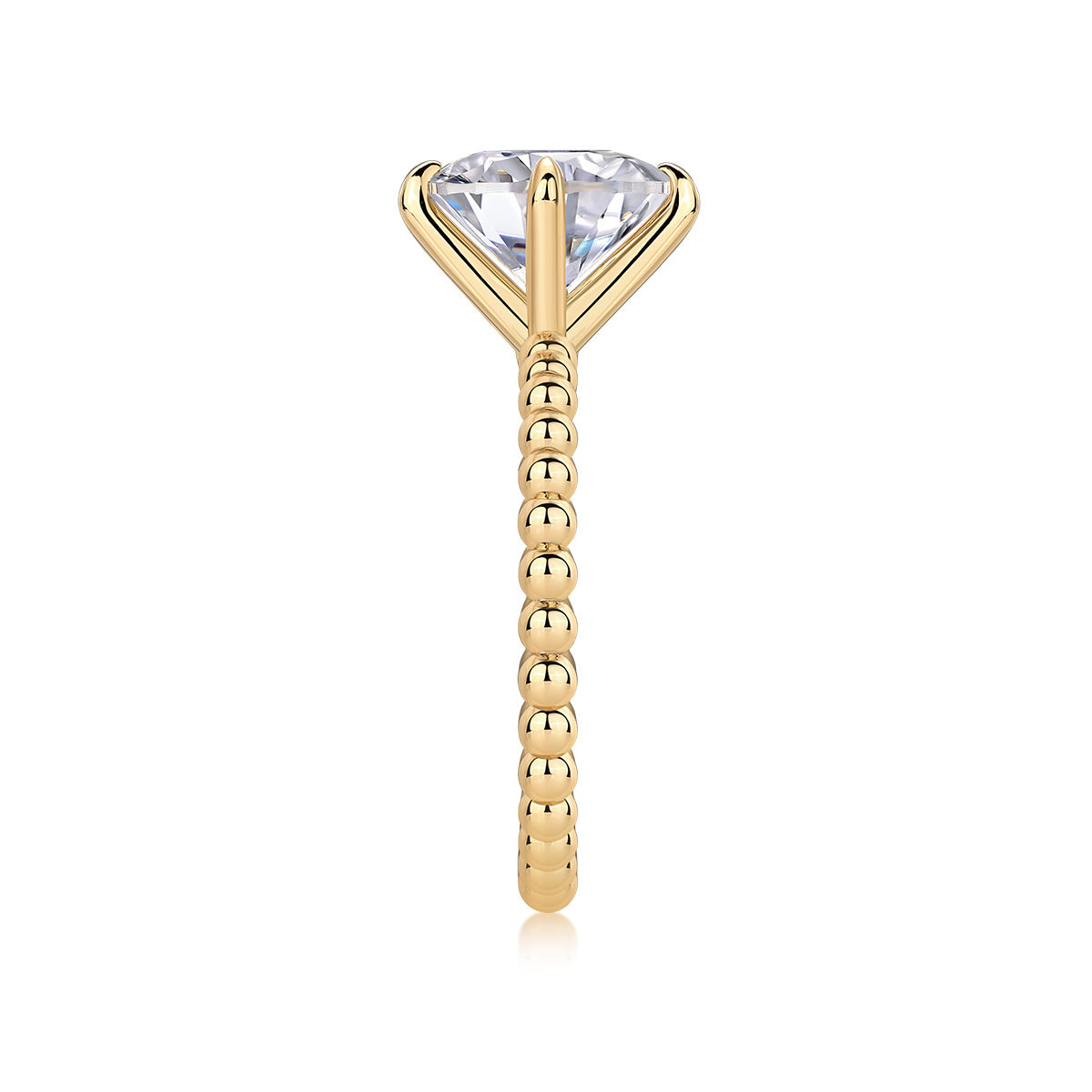Forget-me-not - A Fashionable And Luxurious Jewelry Piece Set With 3-carat Moissanite S925 Sterling Silver And Gold-plated Diamond