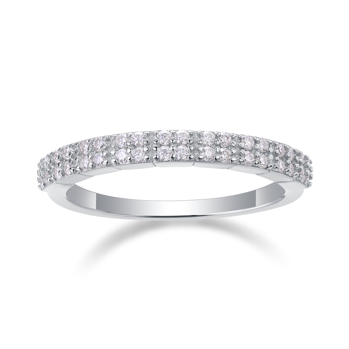 For Love - A Fashionable And Luxurious Jewelry Accessory Set With Moissanite S925 Sterling Silver And Platinum-plated Diamond