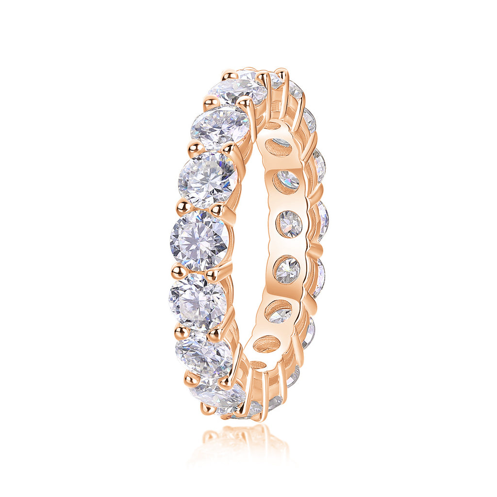 Starlight - A Fashionable And Luxurious Jewelry Accessory Set With Moissanite S925 Sterling Silver And Platinum-plated Diamond