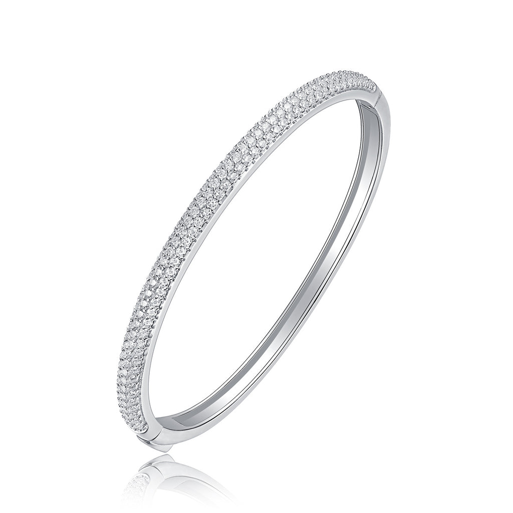 Monologue Luxury Fashion Set Mosan Diamond S925 Silver Bracelet