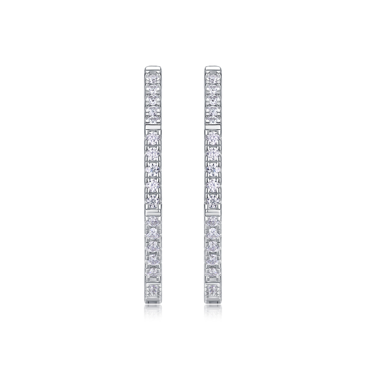 Modern Star Ring - Fashionable Earrings And Stud Jewelry Set With Moissanite S925 Sterling Silver And Platinum-plated Diamonds